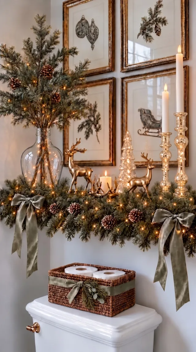 Christmas Powder Room
