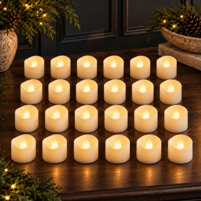 Homemory 24Pcs Flickering Flameless Candles