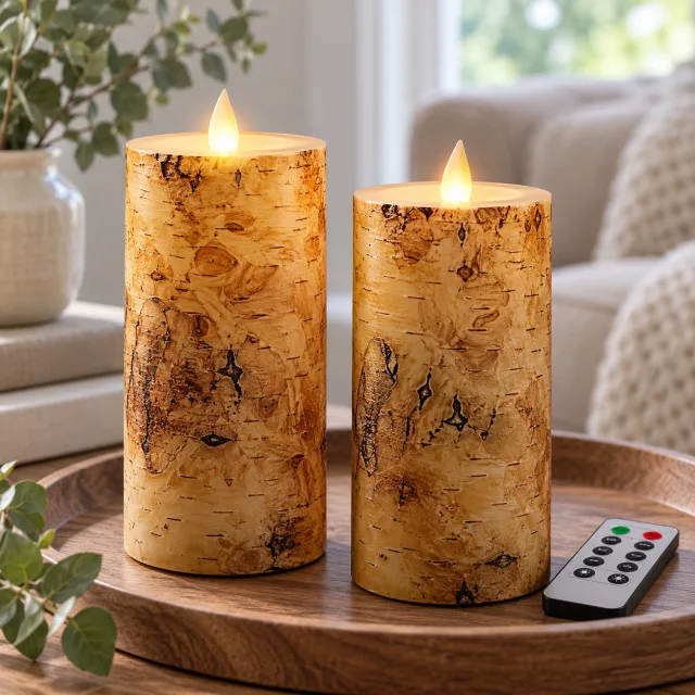 Pine LED Candles