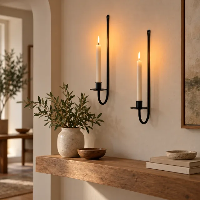 Wall Candle Holder Set of 2