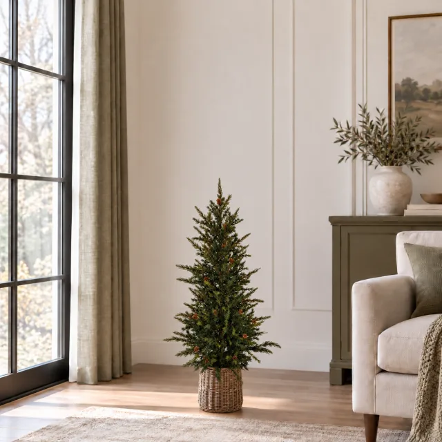 CG Hunter Faux Pine Tree, 3 ft